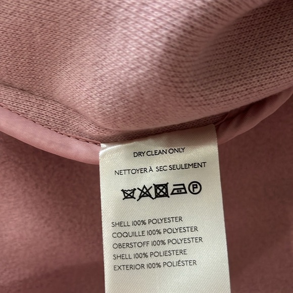 We The Free People Lola Shirt Jacket Rose Pink Fleece Buttons Womens Large NWOT - Picture 7 of 10